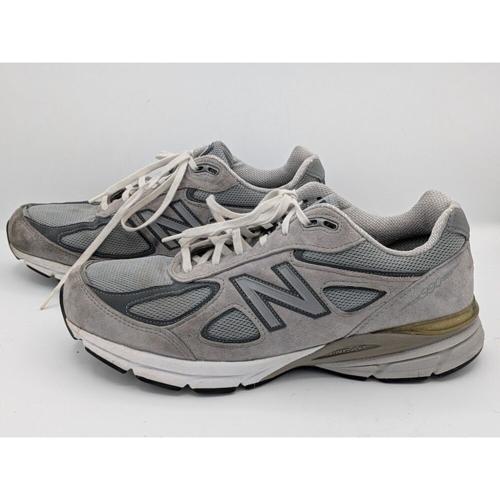 New Balance 990v4 M990GL4 Men’s 11 4E Extra Wide Gray Made in USA Running Shoes